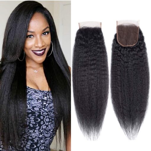 Kinky Straight Lace Closure - Image 3